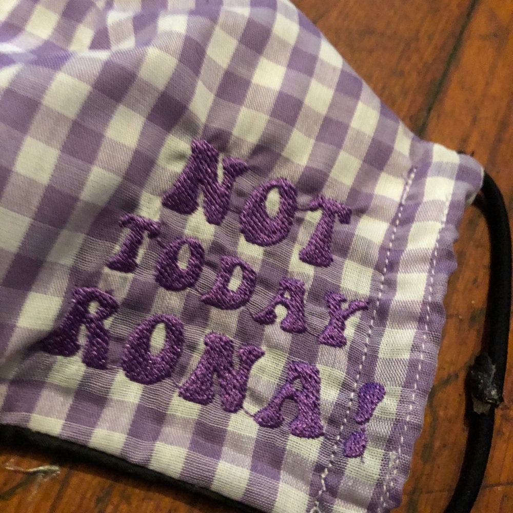 (Read info )Not today Rona adult cotton mask